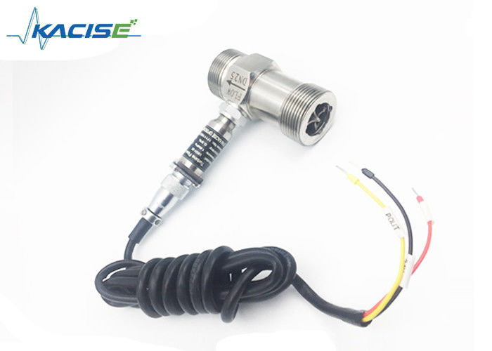 Micro Liquid Turbine Flow Meter Sensor IP65 / IP68 Protection For Food Industry
