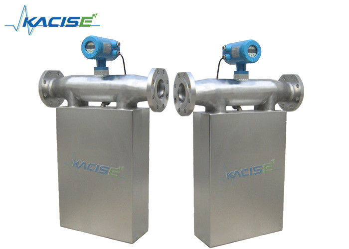 DN150mm Liquid Density Coriolis Mass Flow Meter With LCD Display CE Approval