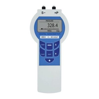 سری HM35 دقیق مانیومتر فشار دیجیتال با دقت 0.05٪ گرافیکی LCD با نور پس زمینه و ثبت 10.742 داده