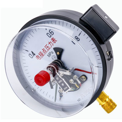 KMC-YXC150 استیل ضدصدمه الکتریکی تماس فشار سنج با 145mm قطر دایر و 0-60MPa محدوده اندازه گیری