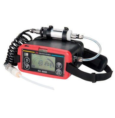 مانیتور گاز قابل حمل Riken Keiki RX-8000 با تشخیص غیر پراکنده مادون قرمز (IR) ساخت ضد آب و صفحه نمایش دیجیتال