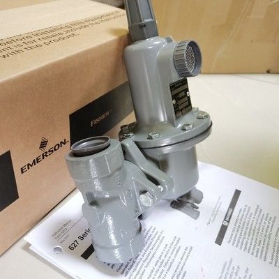 تنظیم کننده کاهش فشار گاز سری 627 با 5 تا 500 پی سی جی محدوده فشار خروجی شیر کمک داخلی و طراحی مقاوم به دستکاری