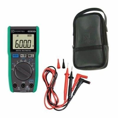 مولتی متر دیجیتال Kyoritsu 1021R با ولتاژ حلقه باز < 3.0V و R03 (1.5V) × 2 منبع برق برای اندازه گیری محدوده اتوماتیک