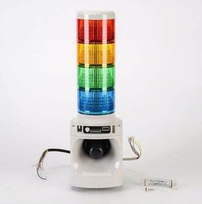 چراغ سیگنال برج LED ضد انفجار سری LKEH 40 میلی متری (مدل LKEH-402FVF-RYGB-EX)