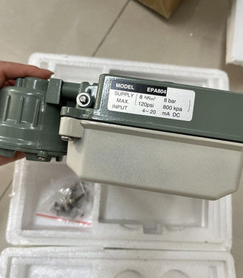 KOSO EPA804-L10 Valve Positioner با 4-20 mA DC Input 120 Psi Air Supply برای زاویه سفر سری