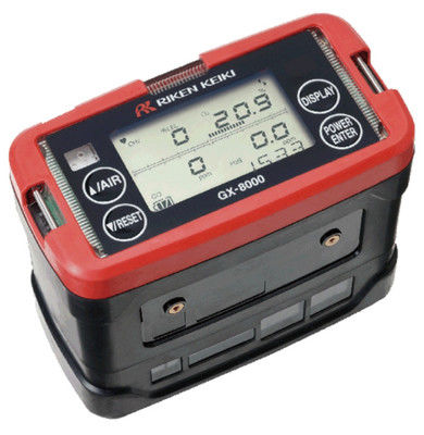 ردیاب چند گازی Riken Keiki GX-8000 با صفحه نمایش LCD دیجیتال و ساخت ضد آب