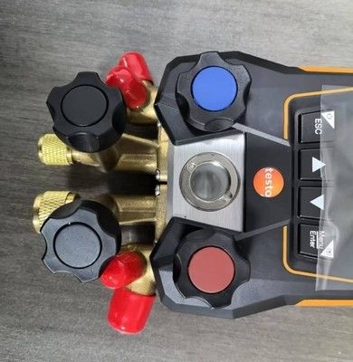 testo 557s Smart Vacuum Kit با لوله های لوله - Smart digital manifold با لوله های بی سیم و لوله های بی سیم و 4 لوله