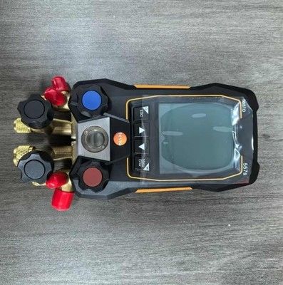 testo 557s Smart Vacuum Kit با لوله های لوله - Smart digital manifold با لوله های بی سیم و لوله های بی سیم و 4 لوله