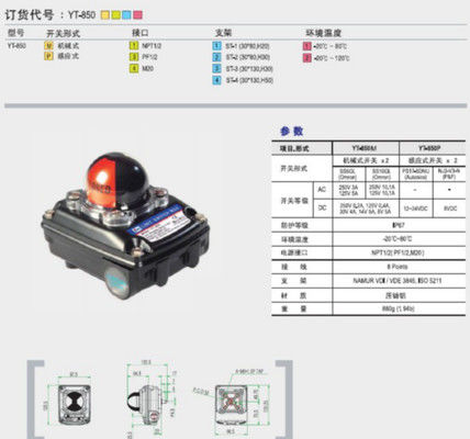 سری جعبه سوئیچ محدود کننده Rotork YTC (YT-850M, YT-870P, YT-875P, YT-870D)