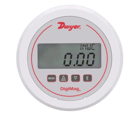 Dwyer DM-1000 DigiMag Digital Differential Pressure Gauge با دقت ±1٪، مواد فولاد ضد زنگ و اتصال 1/8 NPT