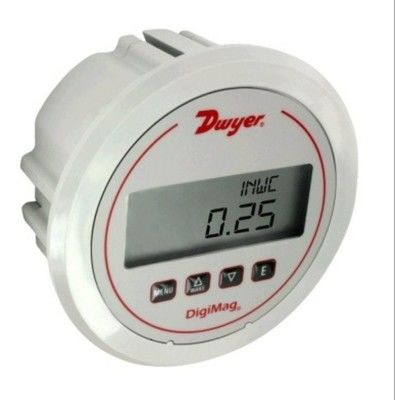 Dwyer DM-1000 Series DigiMag Digital Differential Pressure Gauge با صفحه نمایش ال سی دی، جبران دما و اندازه گیری چند عملکردی