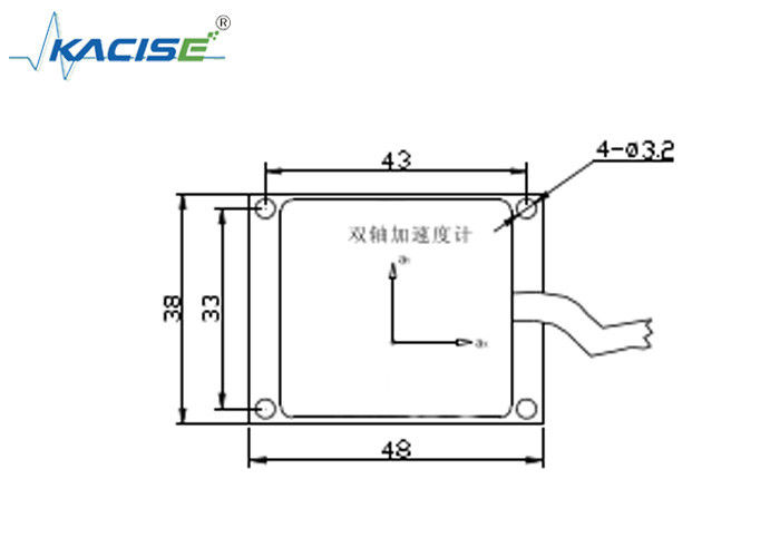 شتاب سنج دو محوری با ±10 g Range RS485 Output و کل محدوده دما برای عملکرد ارتعاش