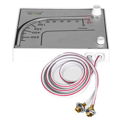 گیج فشار دیفرانسیل روغن قرمز KMC-700 برای آبزی پروری با دقت ± 3 درصد و طراحی فشرده 190×150×32 میلی متر
