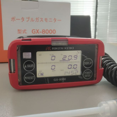 مانیتور قابل حمل 3 گازی Riken Keiki RX-8700 برای تشخیص HC H2S O2