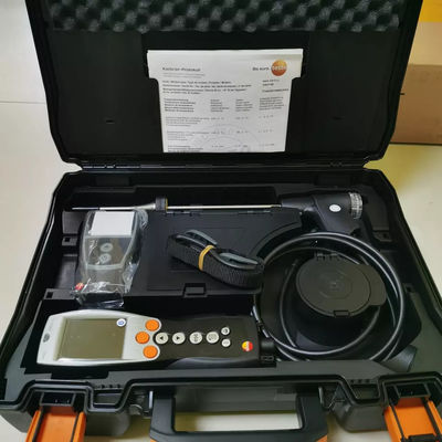 آنالایزر گازهای دودکش Testo 330-2 LL Pro با سنسورهای طول عمر، صفحه نمایش گرافیکی رنگی و تست TÜV برای تجزیه و تحلیل احتراق