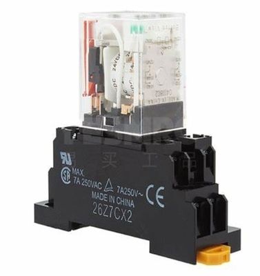 رله عمومی OMRON MY2-GS با عملکرد 24VDC، مقاومت 662 Ω و فرم تماس DPDT
