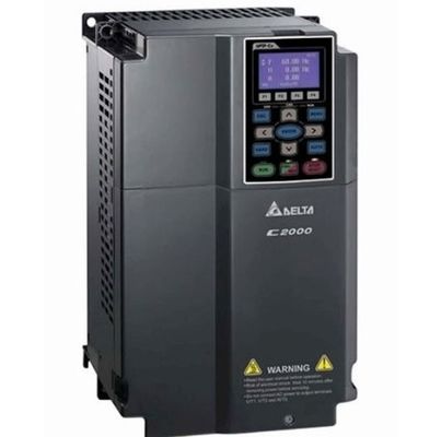 دلتا VFD110C43A درایو فرکانس متغیر با کنترل میدان گرا ساخته شده در PLC و صفحه کلید HMI LCD بزرگ