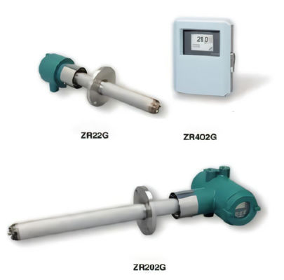 تحلیلگر اکسیژن زیرکونیا یوکوگاوا Zr22g با سیگنال خروجی 4-20MA و محدوده اندازه گیری 0.01 تا 100 Vol% O2 برای تجزیه و تحلیل اکسیژن و رطوبت دوگانه