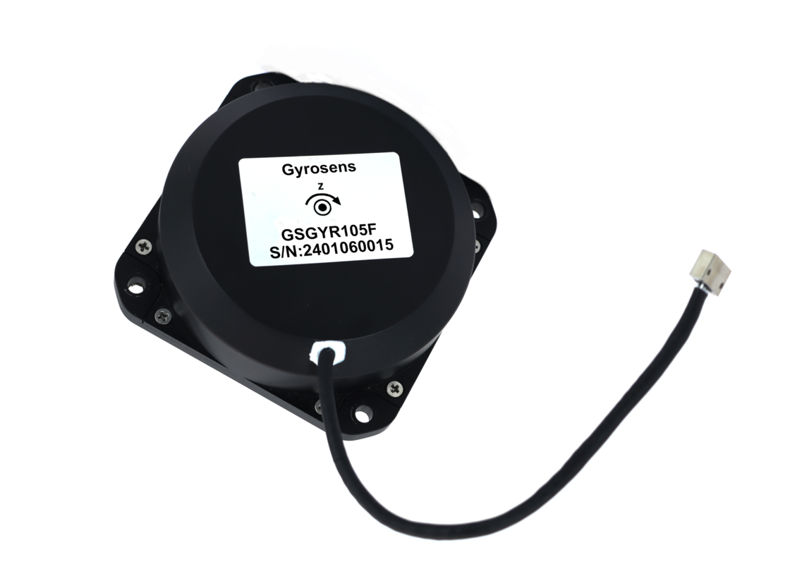 جیروسکوپ فیبر نوری GSGYR105F با ±500°/s محدوده پویا 3s زمان شروع و <4W توان از بین رفتن