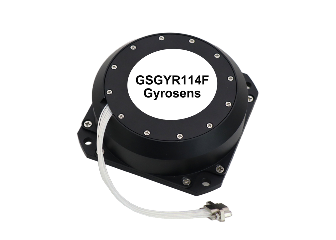 GSGYR114F جیروسکوپ فیبر نوری تک محوری با یک منبع برق 5 ولت RS422 خروجی و کوچک 98 × 98 × 35mm اندازه