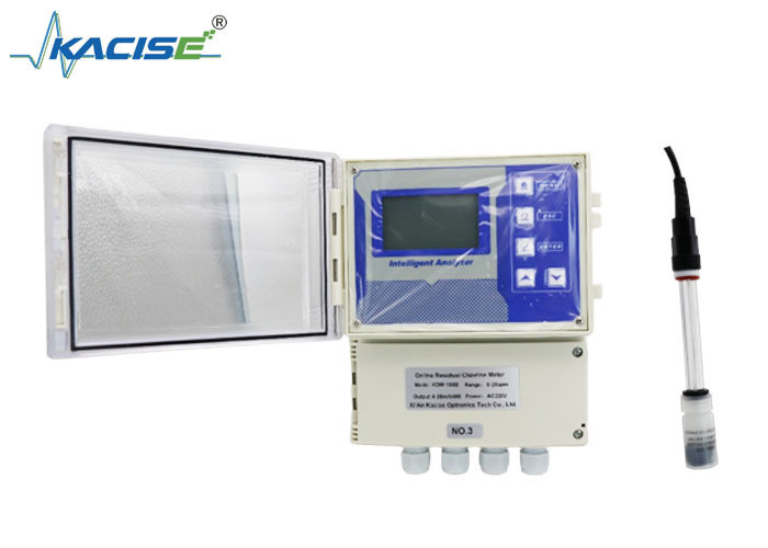 KSM-150B اندازه گیری کلور باقی مانده نصب شده در دیوار با سنسور غیر غشا و خروجی 4-20mA