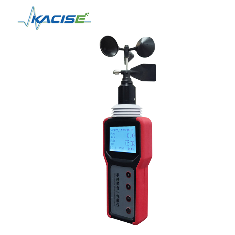 KQL-QXM اندازه گیری هواشناسی دستی با 12 پارامتر اندازه گیری IP64 محافظت و ذخیره سازی 98،000 رکورد