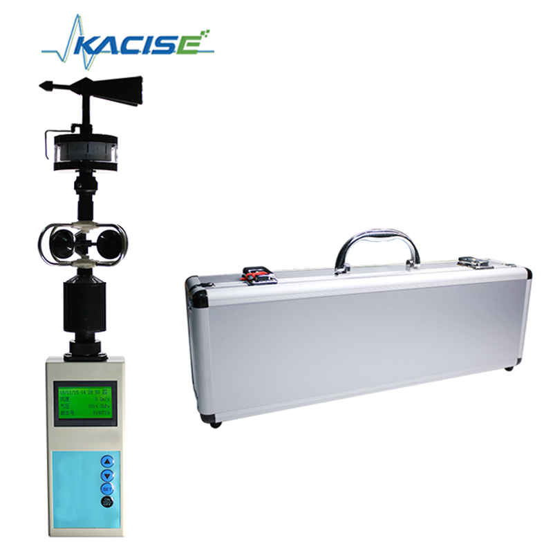 ایستگاه هواشناسی دستی KQL-QXY با 16 جهت قطب نما، جهت باد، صفحه نمایش LCD 128x64 با روشنایی عقب و ذخیره سازی 38،000 رکورد