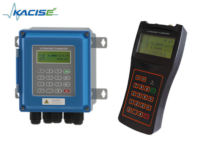 دقت بالا ± 1٪ اندازه گیری جریان فوق صوتی قابل حمل با ارتباطات RS485 Modbus برای اندازه گیری جریان آب دیجیتال