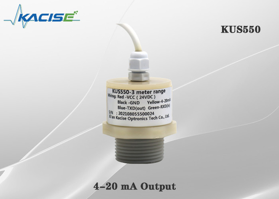 4 - 20ma اندازه گیری سطح فوق صوتی سبک KUS550 با کلاس حفاظت IP68